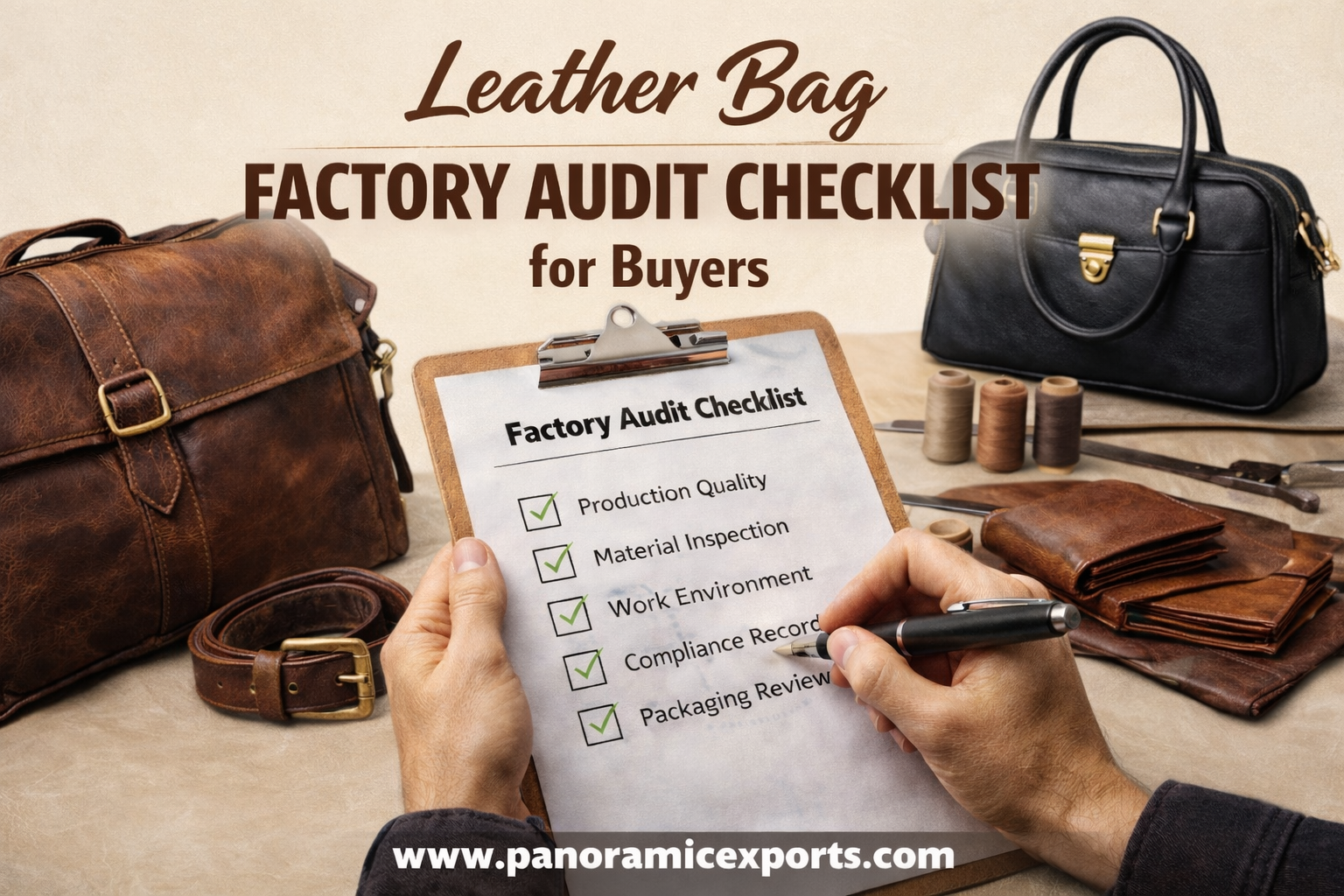 Leather Bag Factory Audit Checklist for Buyers