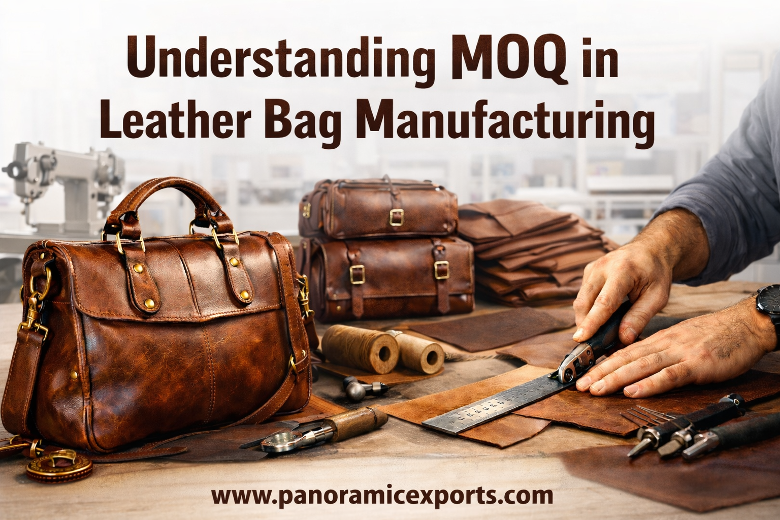 Leather bag minimum order quantity