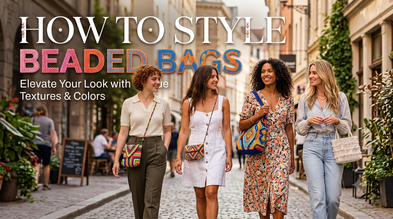 How to style beaded bags